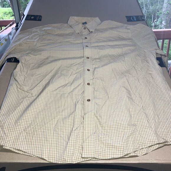 Brooks Brothers 346 XL Button Down Shirt,‎ Menswear, Workwear, Dress Shirt, Grid - Picture 1 of 16